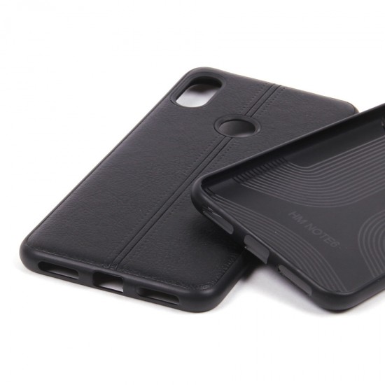 Панель из экокожи для Xiaomi Redmi Note 6 Pro, арт.010498