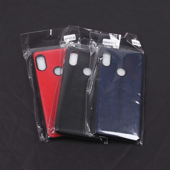 Панель из экокожи для Xiaomi Redmi Note 6 Pro, арт.010498