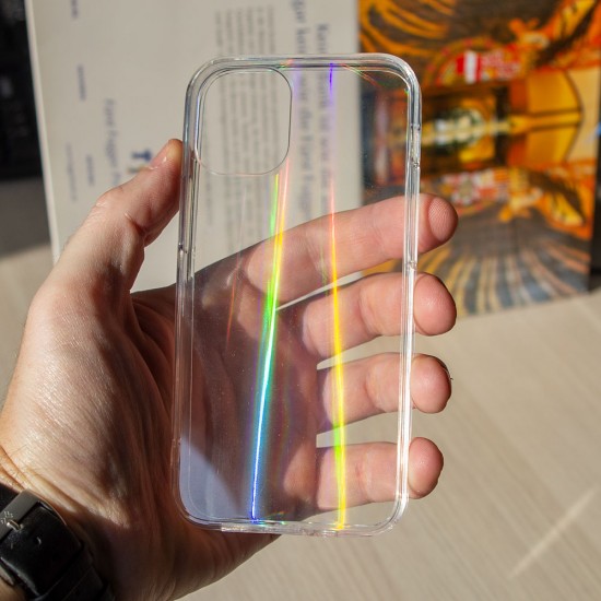 Силиконовый чехол Laser для iPhone 12 Mini, арт. 012002