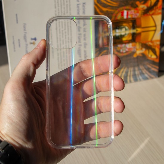 Силиконовый чехол Laser для iPhone 12 Mini, арт. 012002