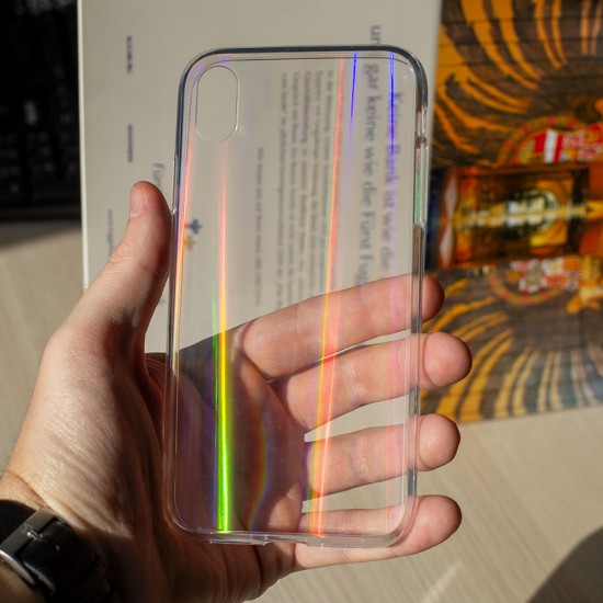 Силиконовый чехол Laser для iPhone XR, арт.012002
