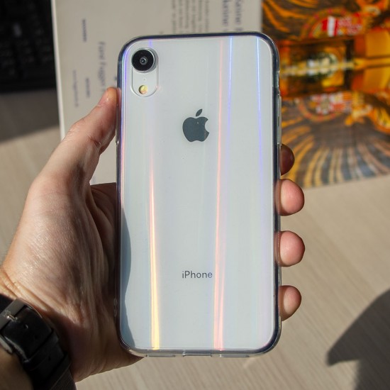 Силиконовый чехол Laser для iPhone XR, арт.012002