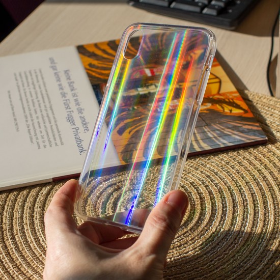 Силиконовый чехол Laser для iPhone XR, арт.012002