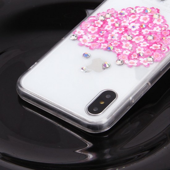Чехол со стразами для iPhone X/XS, арт.010527