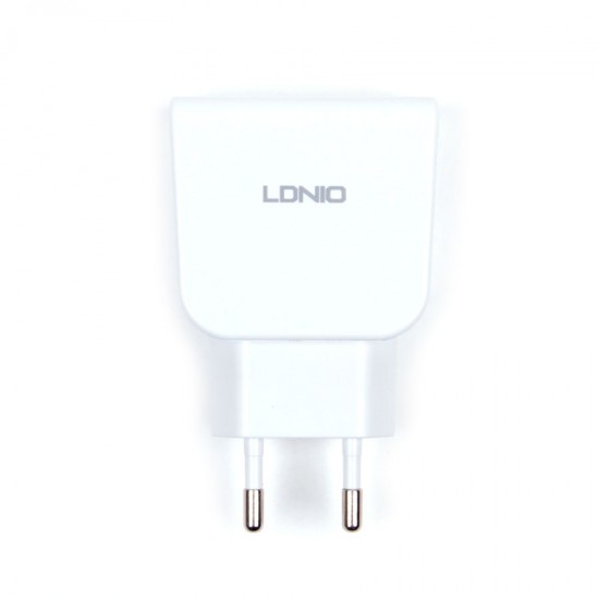Сетевое зарядное устройство 2 в 1 LDNIO DL-AC56 micro USB, арт.010278
