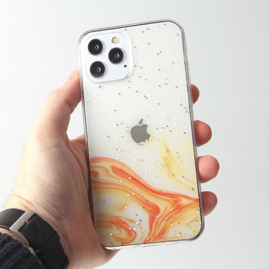 Силиконовый чехол Акварель для iPhone 12, арт. 011855