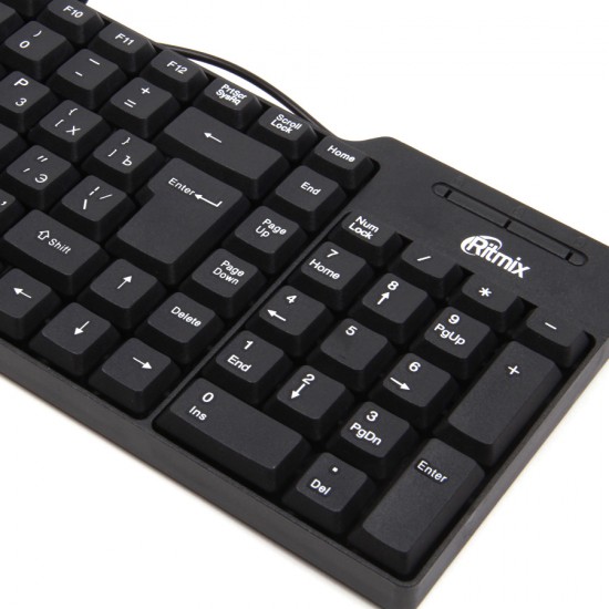 Клавиатура Ritmix RKB-100, USB арт.010251