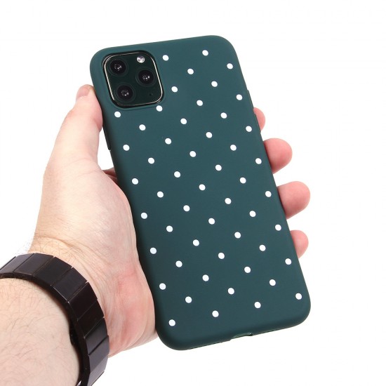 Чехол ТПУ в горошек для iPhone 11 Pro Max, арт.011374