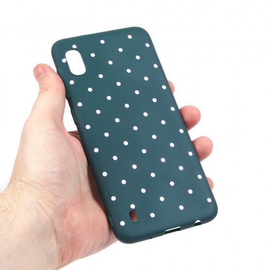 Чехол ТПУ в горошек для Samsung Galaxy A10, арт.011374