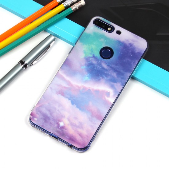 Матовый чехол для Huawei Honor 7С Pro/Y7 Prime (2018), арт.010732