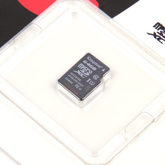 MICRO SD 64GB Kingston Class 10 Canvas Select без адаптера SD