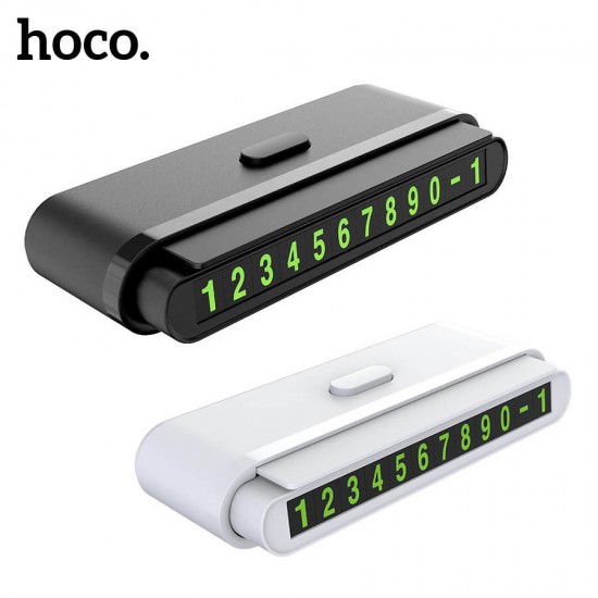 Табличка с номером телефона в автомобиль Hoco CPH19, арт.011488