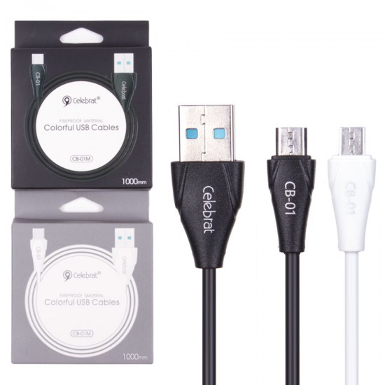 Кабель Celebrat USB-micro USB, арт.010054