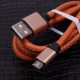 USB дата кабель кожаный для Samsung Galaxy series/micro USB, арт.009284