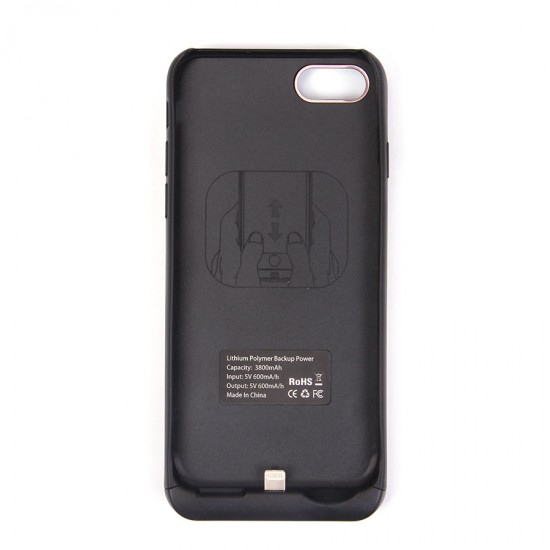 Чехол-аккумулятор с силиконовым бампером для iPhone 7 3800 mAh, арт.009481