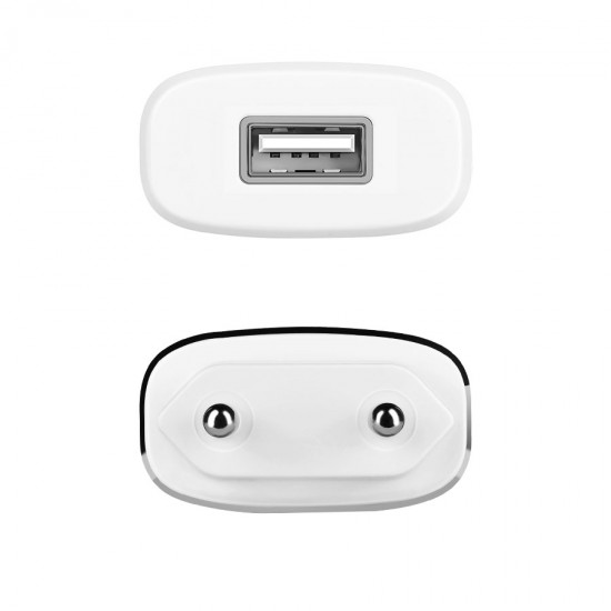 Сетевое зарядное устройство 2 в 1 Hoco C11, 1А, кабель micro USB, арт.010624