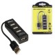 USB-HUB RITMIX CR-2402, черный, USB 2.0, 4 порта, арт. 011634