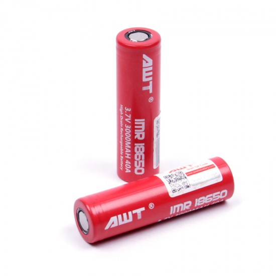 Аккумуляторная батарея для электронных сигарет IMR-18650, 3000 mAh, арт. 007491