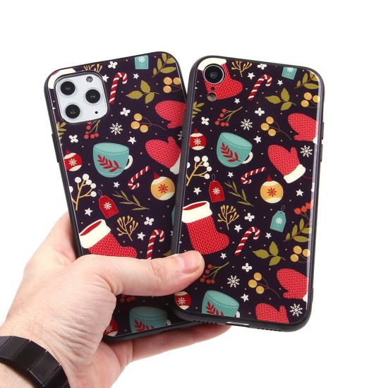 Чехол ТПУ Зимний для iPhone 5/5S, арт.011471