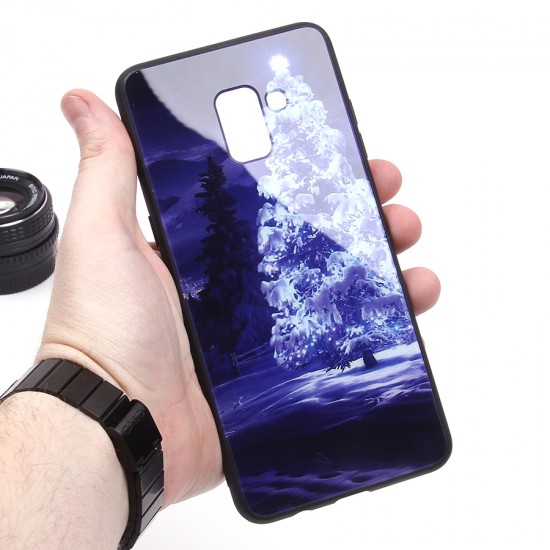 Глянцевый чехол для Samsung Galaxy A8+ (2018), арт.010687