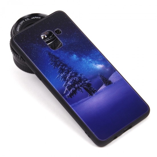 Глянцевый чехол для Samsung Galaxy A8+ (2018), арт.010689