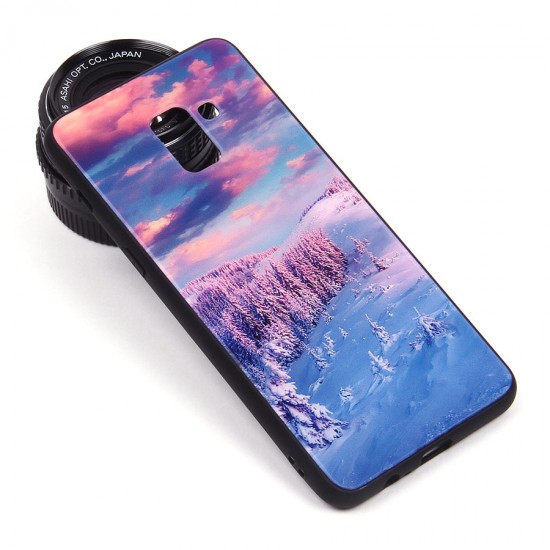 Глянцевый чехол для Samsung Galaxy A8+ (2018), арт.010690