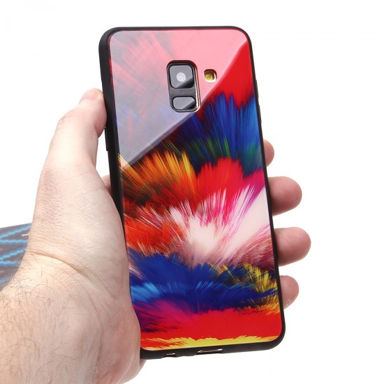 Глянцевый чехол для Samsung Galaxy A8 (2018), арт.010578
