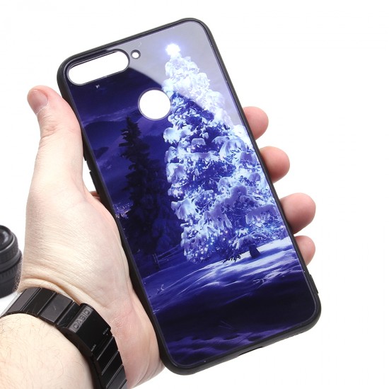 Глянцевый чехол для Huawei Honor 7A Pro/Y6 Prime (2018), арт.010687