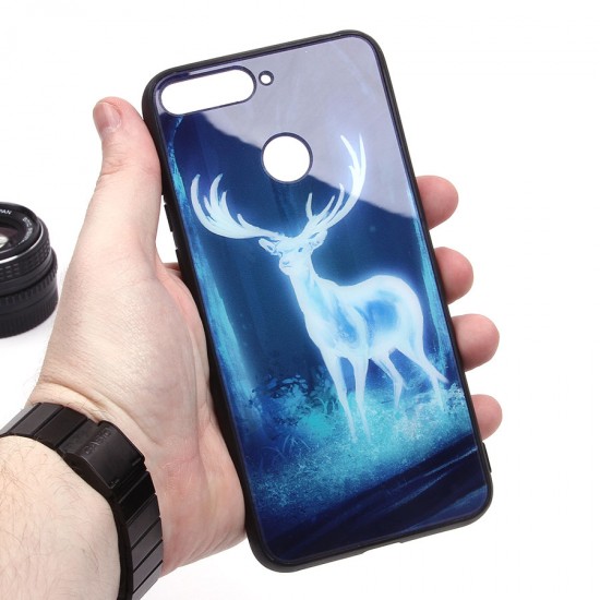Глянцевый чехол для Huawei Honor 7A Pro/Y6 Prime (2018), арт.010693