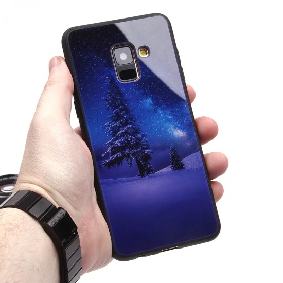 Глянцевый чехол для Samsung Galaxy A8 (2018), арт.010689