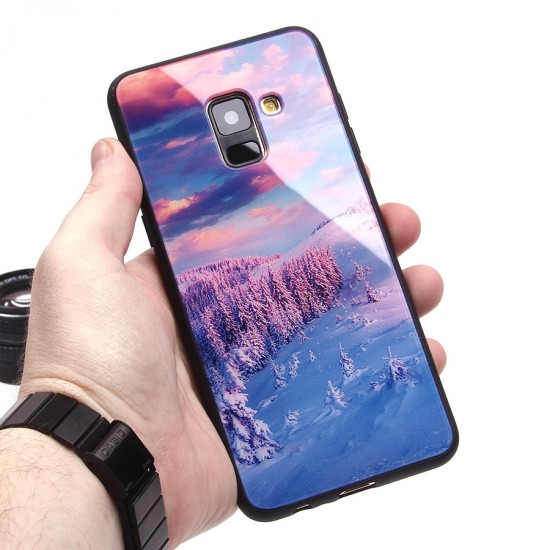 Глянцевый чехол для Samsung Galaxy A8 (2018), арт.010690