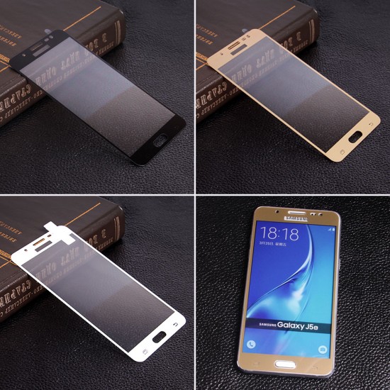 Защитное стекло для Samsung Galaxy J5 (2016) на полный экран, арт.009288