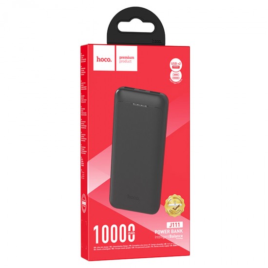 Внешний аккумулятор Hoco Power Bank 10000 mAh J111, арт.013356