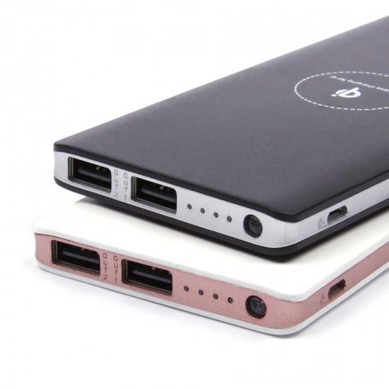 Беспроводной внешний аккумулятор 2 в 1 Power Bank 8000 mAh, арт.009775