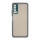 Чехол для Huawei P Smart 2021,ТПУ, матовый, с цветными бортиками, арт 011417