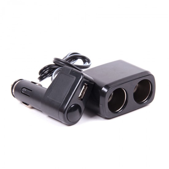 Двойник прикуривателя с USB разъемом WF-0097, арт. 010067