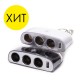 Тройник прикуривателя с USB разъемом WF-0016, арт.010068-1